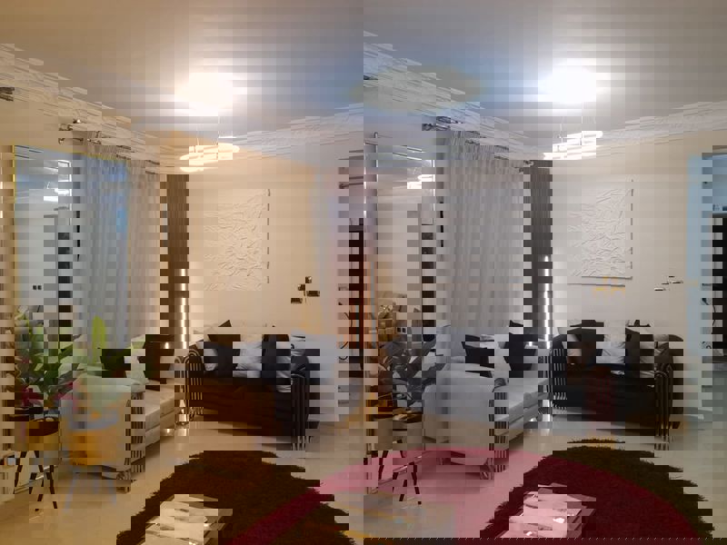 فيلا مفروشه بحمام سباحه للايجار الرحاب القاهره الجديده