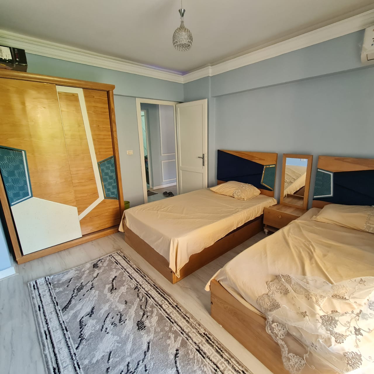 شقة مفروشه للايجار مدينة الرحاب بالقاهرة الجديدة